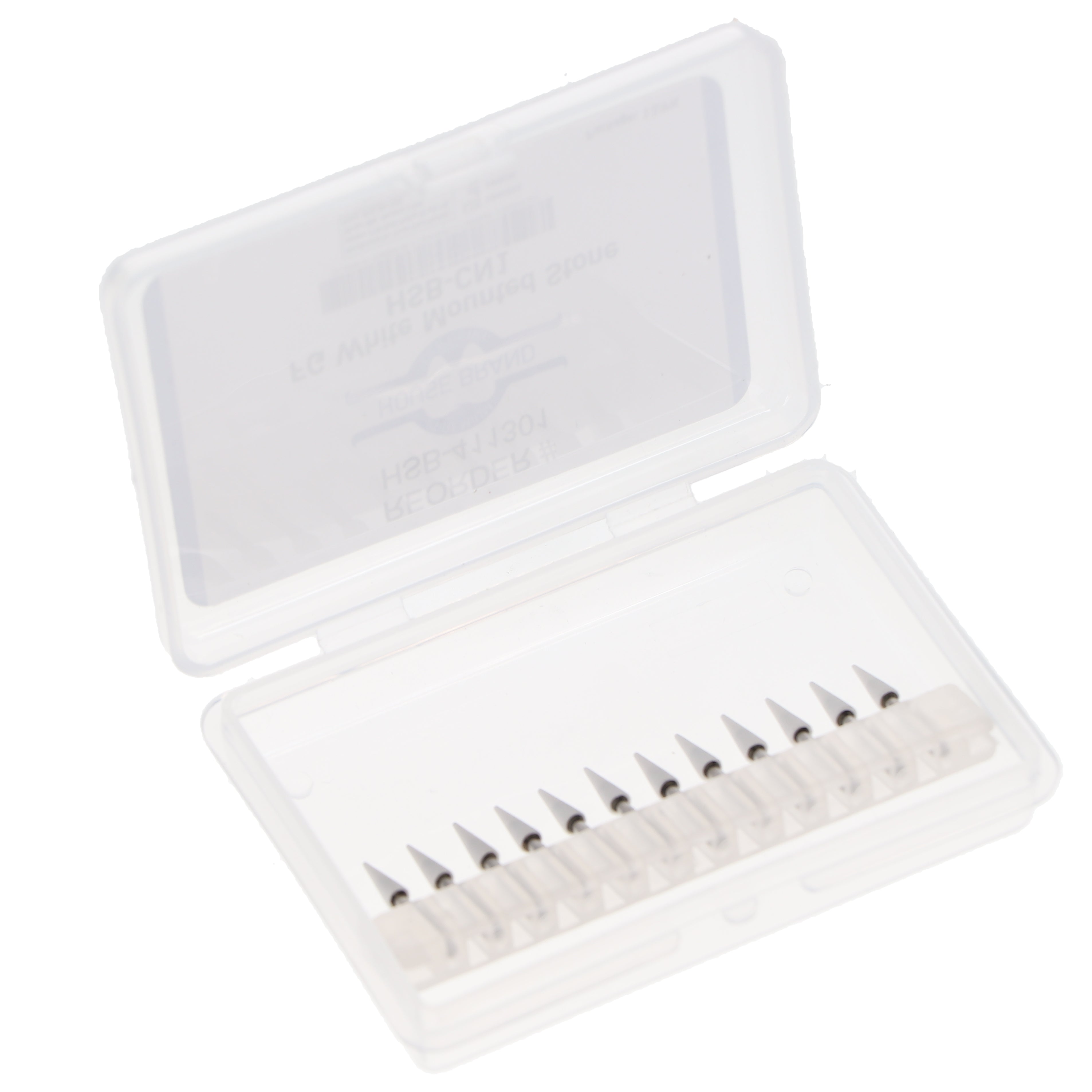 House Brand Dentistry 411301 HSB FG Pointed Cone White Mounted Stone CN1 12/Pk House Brand Dentistry 411301 HSB FG Pointed Cone White Mounted Stone CN1 12/Pk